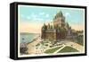 Chateau Frontenac, Dufferin Terrace, Quebec-null-Framed Stretched Canvas