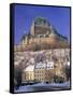 Chateau Frontenac Hotel, Quebec City, Quebec, Canada-Walter Bibikow-Framed Stretched Canvas