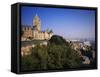 Chateau Frontenac Hotel, Quebec City, Quebec, Canada-Walter Bibikow-Framed Stretched Canvas