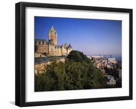 Chateau Frontenac Hotel, Quebec City, Quebec, Canada-Walter Bibikow-Framed Premium Photographic Print