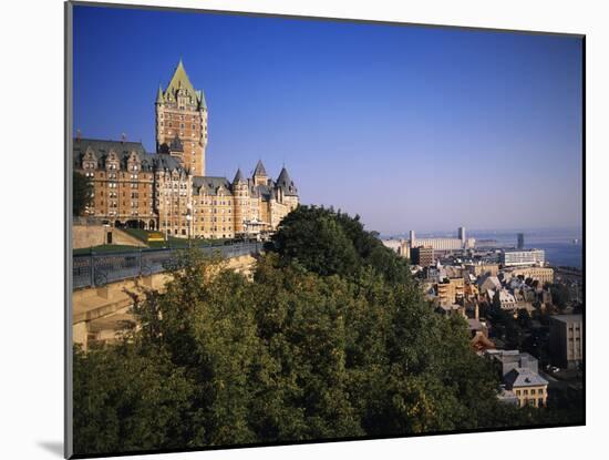 Chateau Frontenac Hotel, Quebec City, Quebec, Canada-Walter Bibikow-Mounted Premium Photographic Print