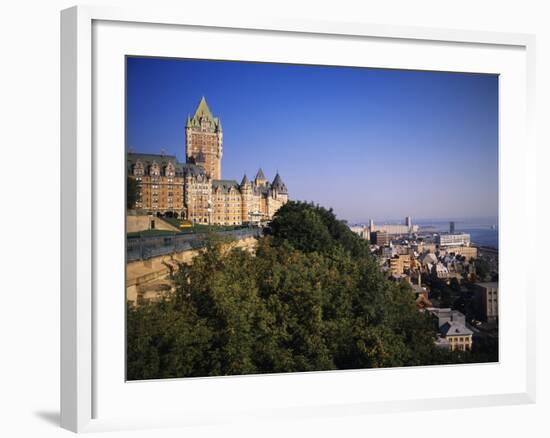 Chateau Frontenac Hotel, Quebec City, Quebec, Canada-Walter Bibikow-Framed Photographic Print