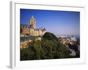 Chateau Frontenac Hotel, Quebec City, Quebec, Canada-Walter Bibikow-Framed Photographic Print