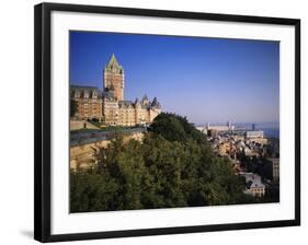 Chateau Frontenac Hotel, Quebec City, Quebec, Canada-Walter Bibikow-Framed Photographic Print