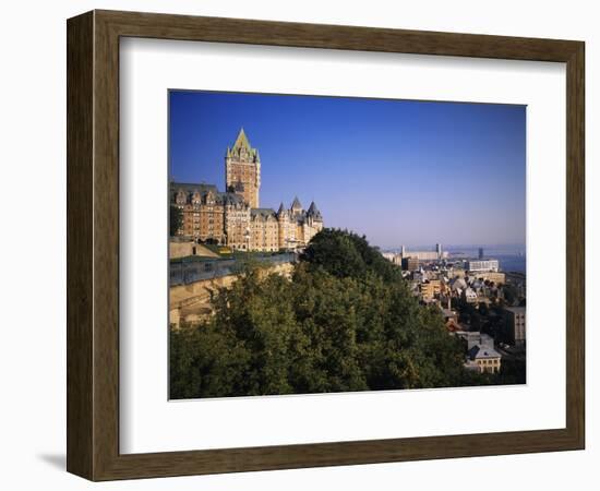 Chateau Frontenac Hotel, Quebec City, Quebec, Canada-Walter Bibikow-Framed Photographic Print