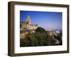 Chateau Frontenac Hotel, Quebec City, Quebec, Canada-Walter Bibikow-Framed Photographic Print