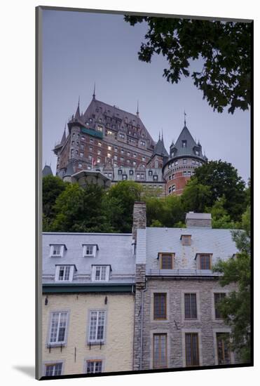 Chateau Frontenac, Quebec City, Province of Quebec, Canada, North America-Michael Snell-Mounted Photographic Print