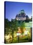 Chateau Frontenac, Quebec City, Quebec, Canada-Roy Rainford-Stretched Canvas