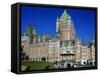 Chateau Frontenac Quebec City Quebec Canada-null-Framed Stretched Canvas
