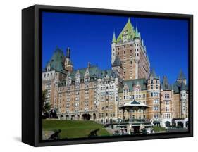 Chateau Frontenac Quebec City Quebec Canada-null-Framed Stretched Canvas