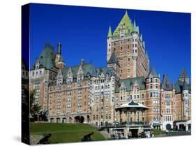 Chateau Frontenac Quebec City Quebec Canada-null-Stretched Canvas