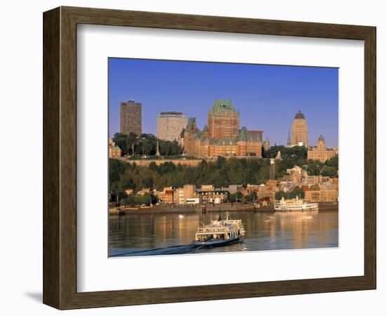 Chateau Frontenac, Quebec City, Quebec, Canada-Walter Bibikow-Framed Photographic Print