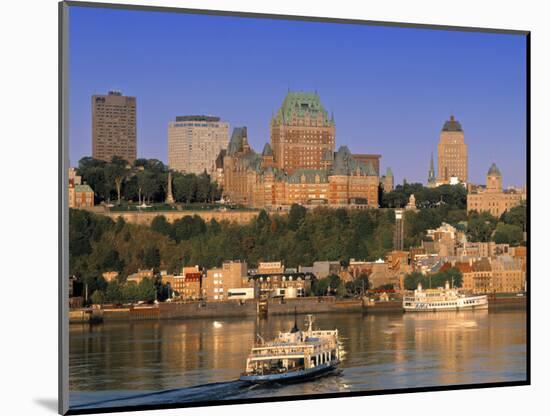 Chateau Frontenac, Quebec City, Quebec, Canada-Walter Bibikow-Mounted Photographic Print