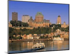 Chateau Frontenac, Quebec City, Quebec, Canada-Walter Bibikow-Mounted Photographic Print
