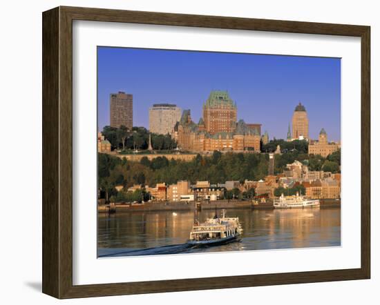 Chateau Frontenac, Quebec City, Quebec, Canada-Walter Bibikow-Framed Photographic Print