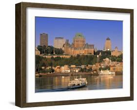 Chateau Frontenac, Quebec City, Quebec, Canada-Walter Bibikow-Framed Photographic Print