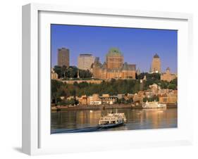 Chateau Frontenac, Quebec City, Quebec, Canada-Walter Bibikow-Framed Photographic Print