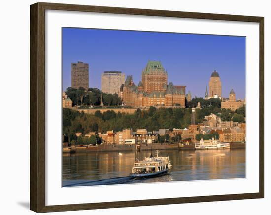 Chateau Frontenac, Quebec City, Quebec, Canada-Walter Bibikow-Framed Photographic Print