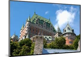 Chateau Frontenac Quebec City-null-Mounted Art Print