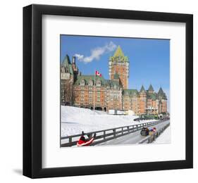 Chateau Frontenac Quebec City-null-Framed Art Print