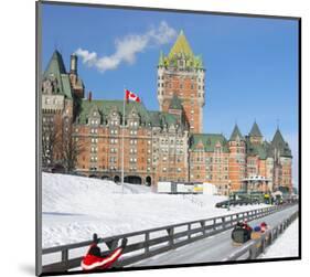 Chateau Frontenac Quebec City-null-Mounted Art Print