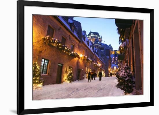 Chateau Frontenac Quebec City-null-Framed Premium Giclee Print