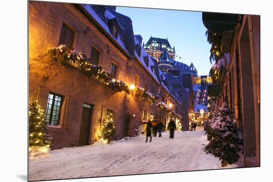 Chateau Frontenac Quebec City-null-Mounted Premium Giclee Print