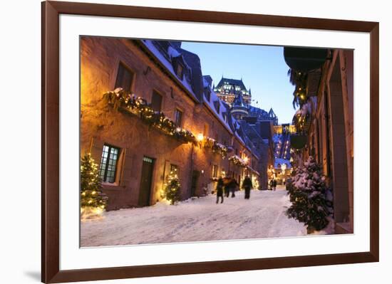 Chateau Frontenac Quebec City-null-Framed Premium Giclee Print