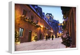 Chateau Frontenac Quebec City-null-Framed Art Print