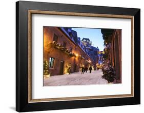 Chateau Frontenac Quebec City-null-Framed Art Print