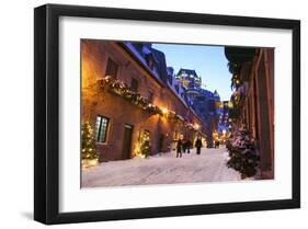 Chateau Frontenac Quebec City-null-Framed Art Print