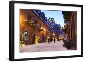 Chateau Frontenac Quebec City-null-Framed Art Print