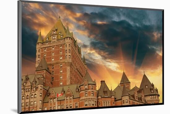 Chateau Frontenac Quebec City-null-Mounted Art Print