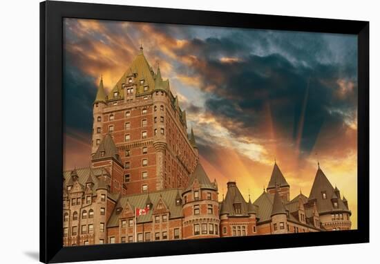 Chateau Frontenac Quebec City-null-Framed Art Print