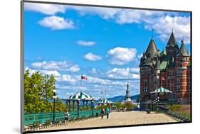 Chateau Frontenac Quebec City-null-Mounted Art Print