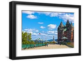 Chateau Frontenac Quebec City-null-Framed Art Print