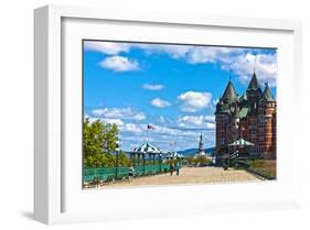 Chateau Frontenac Quebec City-null-Framed Art Print