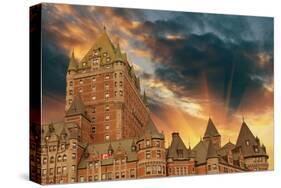 Chateau Frontenac Quebec City-null-Stretched Canvas