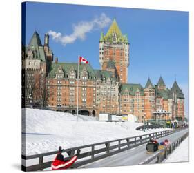 Chateau Frontenac Quebec City-null-Stretched Canvas