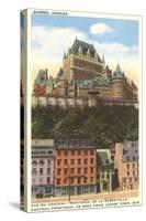 Chateau Frontenac, Quebec-null-Stretched Canvas