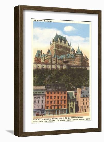 Chateau Frontenac, Quebec-null-Framed Art Print