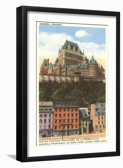 Chateau Frontenac, Quebec-null-Framed Art Print