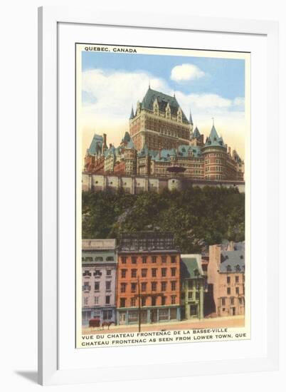 Chateau Frontenac, Quebec-null-Framed Art Print