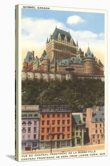 Chateau Frontenac, Quebec-null-Stretched Canvas