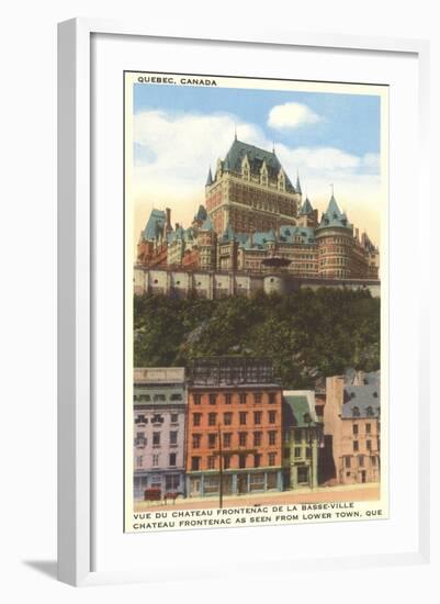 Chateau Frontenac, Quebec-null-Framed Art Print