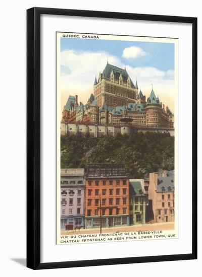 Chateau Frontenac, Quebec-null-Framed Art Print