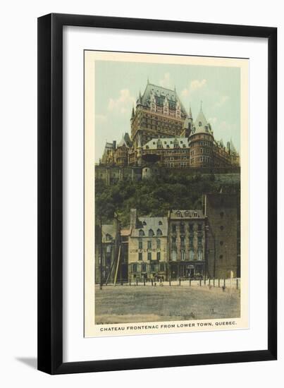 Chateau Frontenac, Quebec-null-Framed Art Print