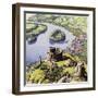 Chateau Gaillard, also known as the New Castle of the Rock-Pat Nicolle-Framed Giclee Print