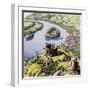 Chateau Gaillard, also known as the New Castle of the Rock-Pat Nicolle-Framed Giclee Print