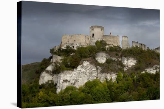 Chateau Gaillard, Les Andelys, Eure, Normandy, France-Charles Bowman-Stretched Canvas